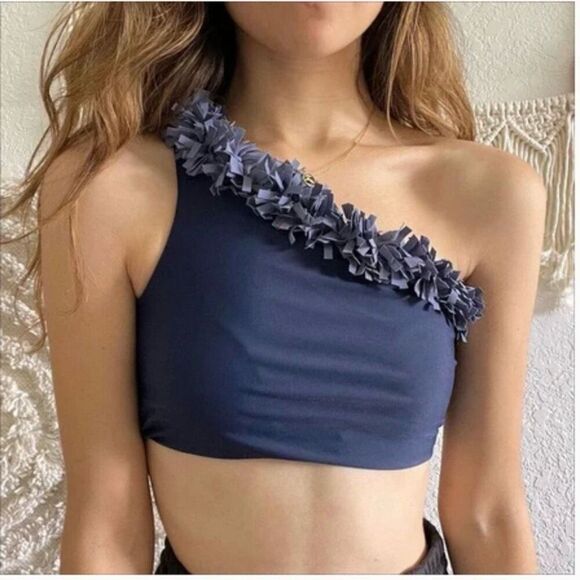 Summersalt Confetti Side Stroke Bikini Top 8 - Picture 1 of 6